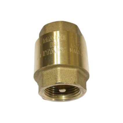 Messing tussenklep, type 40/2002, messing klep, rubberdichting, PN15