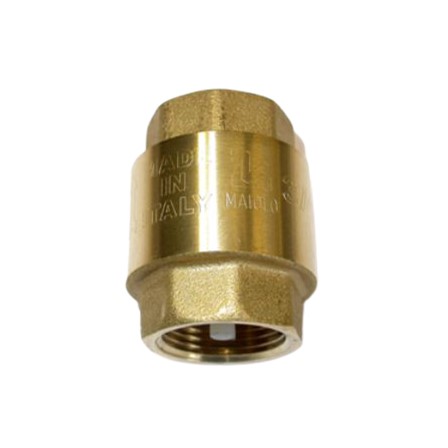 Messing tussenklep, type 40, nylon klep, rubberdichting, PN10