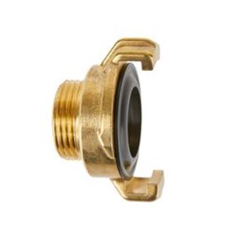 Geka messing koppeling, max. 10 bar, bu.dr.