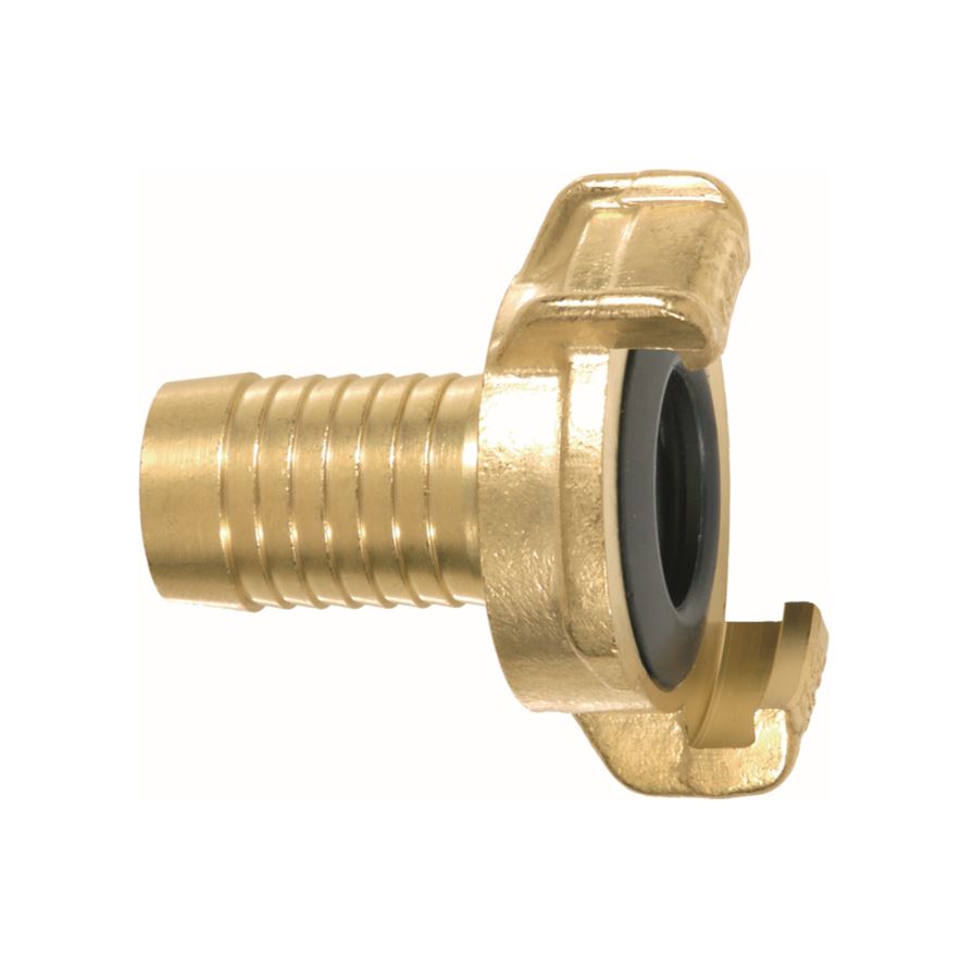 Geka messing Plus snelkoppeling, max. 40 bar, slangtule