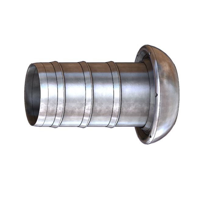 Cardan Vader-deel slangtule met Z profiel, verzinkt, IT