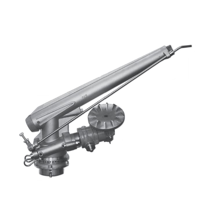 Nodolini sproeier type S45 high pressure 2", sector, 2" bi. dr.incl. 4 nozzles