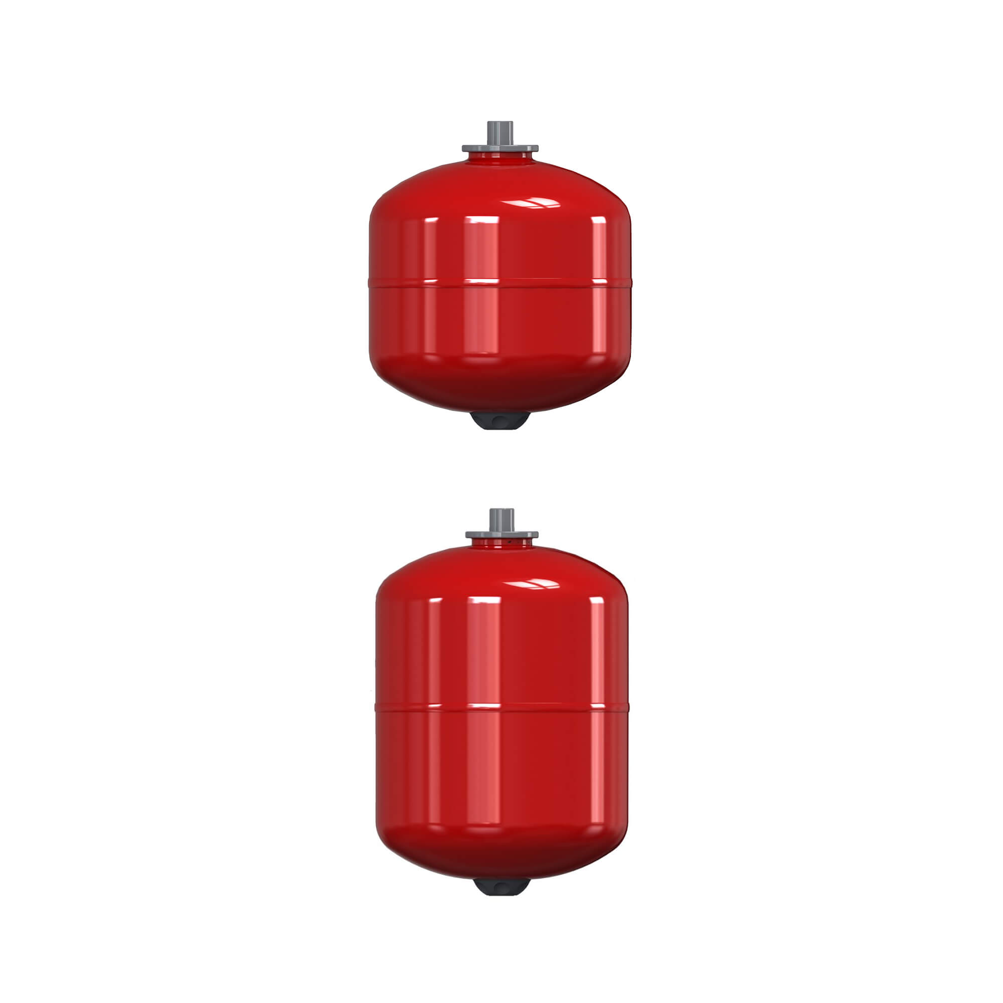 Inter en Maxi Varem LS CE membraantank, verticaal, gelakt, flens bu.dr.