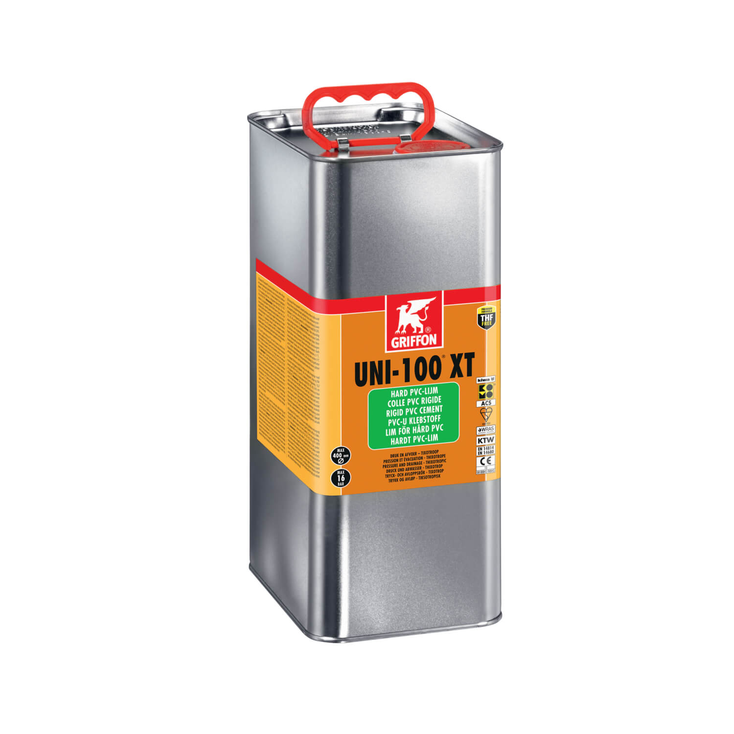 Griffon PVC lijm UNI-100 XT, Kiwa